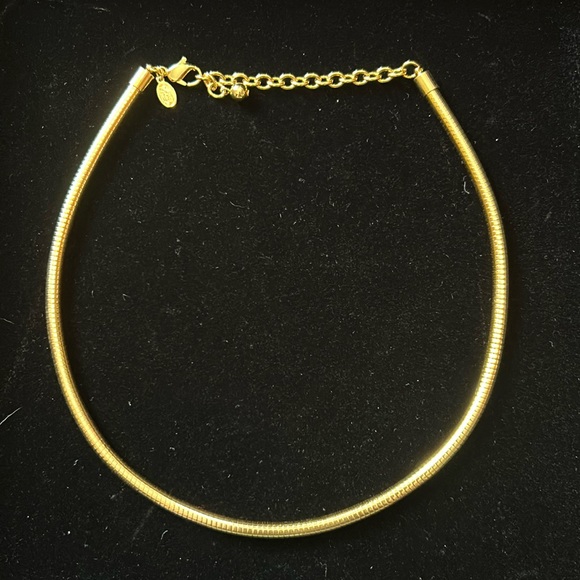 NWT Joan Rivers Gold Tone Snake Chain Necklace Signed - Picture 3 of 6